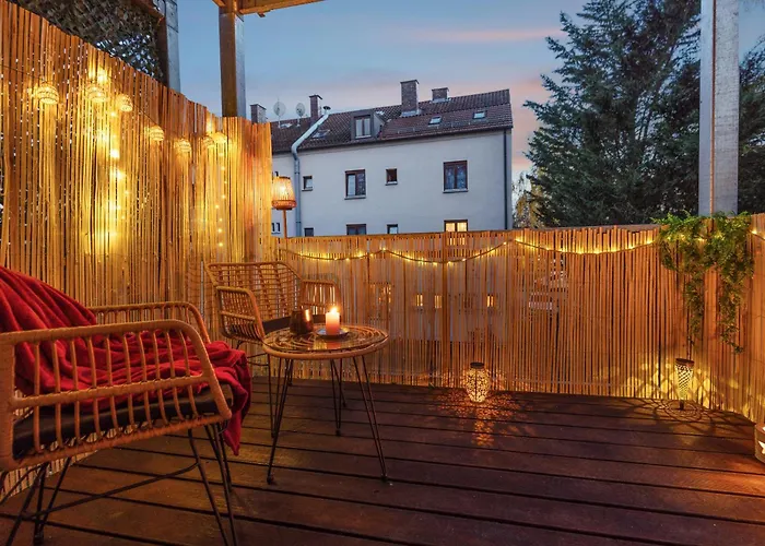 Stilvolles Wohlfuehl-apartment Mit Balkon شقة *