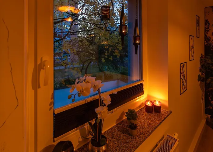 Stilvolles Wohlfuehl-apartment Mit Balkon شقة